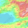 Mapa topográfico Íznik, altitud, relieve