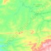 Mapa topográfico Planalto da Serra, altitud, relieve