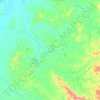 Mapa topográfico Araguapaz, altitud, relieve