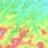 Mapa topográfico Vernasca, altitud, relieve