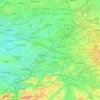 Mapa topográfico Grote Nete, altitud, relieve