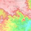Mapa topográfico Nova Floresta, altitud, relieve