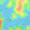 Mapa topográfico Lilli Pilli, altitud, relieve