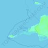 Mapa topográfico Bird Islands Conservation Park, altitud, relieve