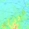 Mapa topográfico 吉林高新技术产业开发区, altitud, relieve