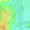Mapa topográfico Подсадские, altitud, relieve