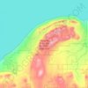 Mapa topográfico Porcupine Mountains Wilderness State Park, altitud, relieve