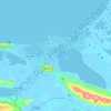 Mapa topográfico Темрюкское городское поселение, altitud, relieve