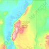 Mapa topográfico Hart Mountain National Antelope Refuge, altitud, relieve
