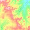 Mapa topográfico Haden, altitud, relieve