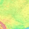 Mapa topográfico Днепр, altitud, relieve