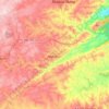 Mapa topográfico Matinhas, altitud, relieve