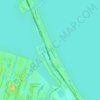 Mapa topográfico Hamilton Beach, altitud, relieve