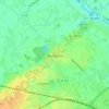 Mapa topográfico Verlinghem, altitud, relieve