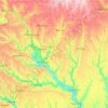 Mapa topográfico Вознесенский район, altitud, relieve