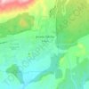 Mapa topográfico Jerada جرادة, altitud, relieve