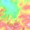 Mapa topográfico Boğazkale, altitud, relieve