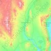 Mapa topográfico Sierra County, altitud, relieve