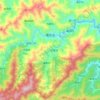 Mapa topográfico 璜田乡, altitud, relieve