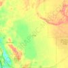 Mapa topográfico Pinjar, altitud, relieve