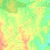 Mapa topográfico Eureka, altitud, relieve