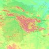 Mapa topográfico Parauapebas, altitud, relieve