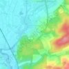 Mapa topográfico Sichertshausen, altitud, relieve