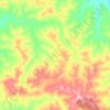 Mapa topográfico Ballogie, altitud, relieve