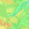 Mapa topográfico Дубна, altitud, relieve