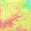 Mapa topográfico Brasil Novo, altitud, relieve