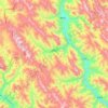 Mapa topográfico 约巴乡, altitud, relieve