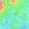 Mapa topográfico 標茶町, altitud, relieve