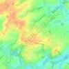 Mapa topográfico Elingen, altitud, relieve