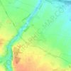 Mapa topográfico Magny-la-Campagne, altitud, relieve