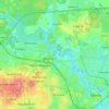 Mapa topográfico Центральный район, altitud, relieve