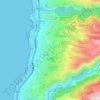 Mapa topográfico Halat, altitud, relieve