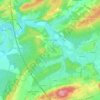 Mapa topográfico Villers-sur-Lesse, altitud, relieve