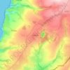 Mapa topográfico Delabole, altitud, relieve