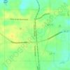 Mapa topográfico Edison, altitud, relieve