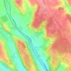 Mapa topográfico Bradenham, altitud, relieve