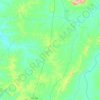 Mapa topográfico Aliança do Tocantins, altitud, relieve
