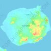 Mapa topográfico Horn Island, altitud, relieve