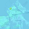 Mapa topográfico Stock Island, altitud, relieve
