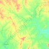 Mapa topográfico Rajada, altitud, relieve