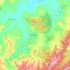 Mapa topográfico Tarong, altitud, relieve