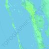 Mapa topográfico Calusa Land Trust and Nature Preserve of Pine Island, altitud, relieve