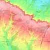 Mapa topográfico Les Hauts-Talican, altitud, relieve