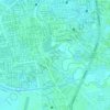 Mapa topográfico Barrio José Félix Ribas, altitud, relieve