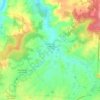 Mapa topográfico Moulins-sur-Céphons, altitud, relieve