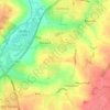 Mapa topográfico Stanwick, altitud, relieve